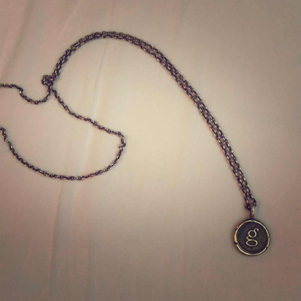 Pennyroyal Typewriter Letter necklace - G
